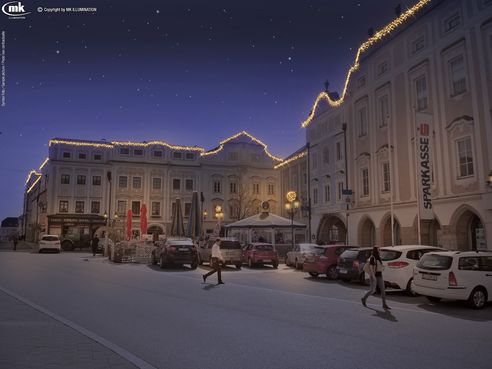 Weihnachtsbeleuchtung Stadt Enns - Entwurf