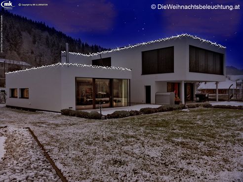 LED Weihnachtsbeleuchtung Haus - Entwurf