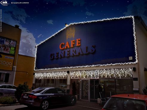 LED Weihnachtsbeleuchtung Cafe - Generalis (Entwurf)