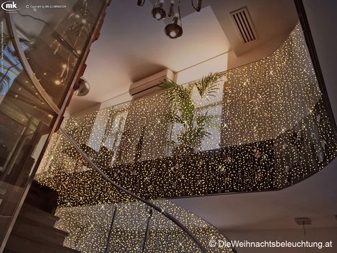 LED Weihnachtsbeleuchtung Cafe Bar Dreizehn (Entwurf)