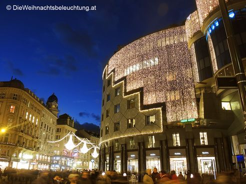LED Weihnachtsbeleuchtung Hotel Do&Co Haas Haus