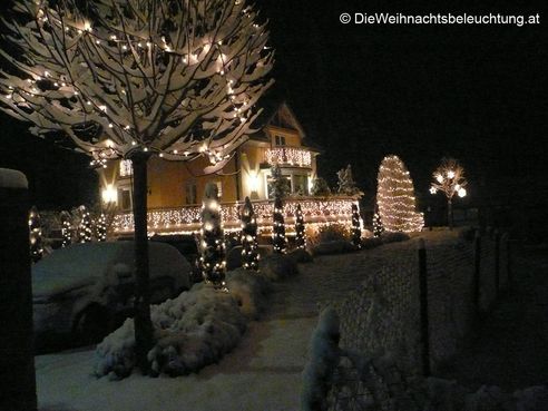 LED Weihnachtsbeleuchtung Haus und Garten
