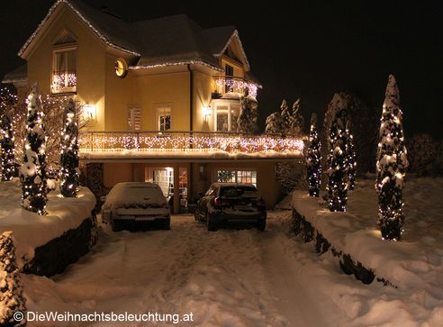 LED Weihnachtsbeleuchtung Haus und Garten