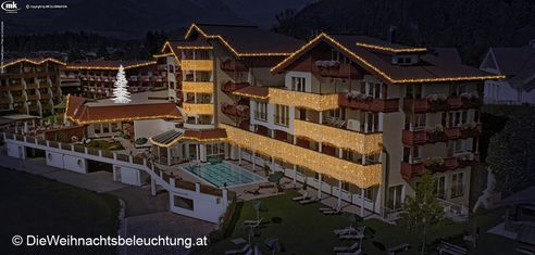 LED Weihnachtsbeleuchtung Hotel Alpin (Entwurf)